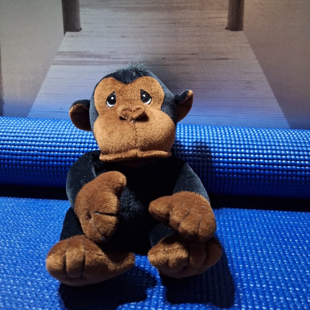 Plush Monkey Toy - Brown and Black precious moments tender tales
